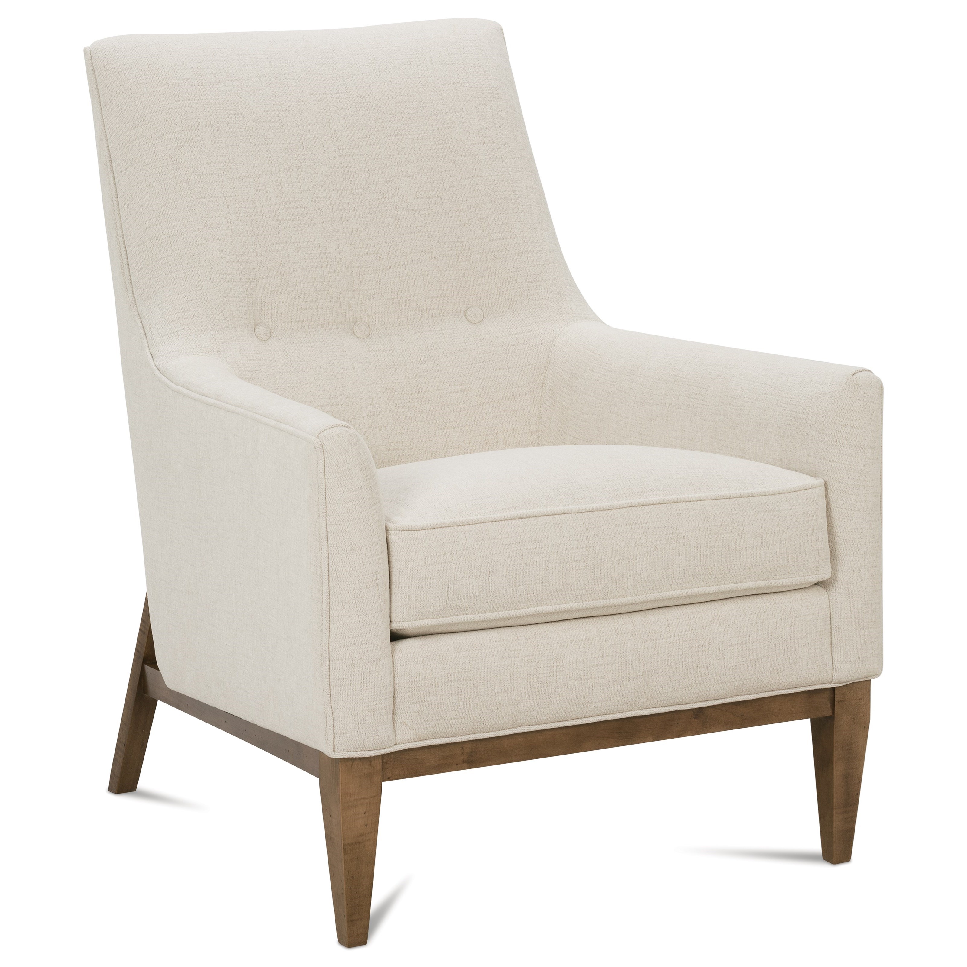 Rowe Thatcher Contemporary Wood Frame Chair Find Your Furniture